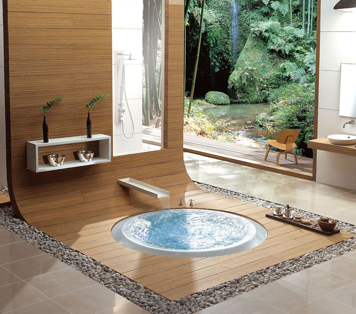 The Elegant Design Of Japanese Styled Bathroom 6