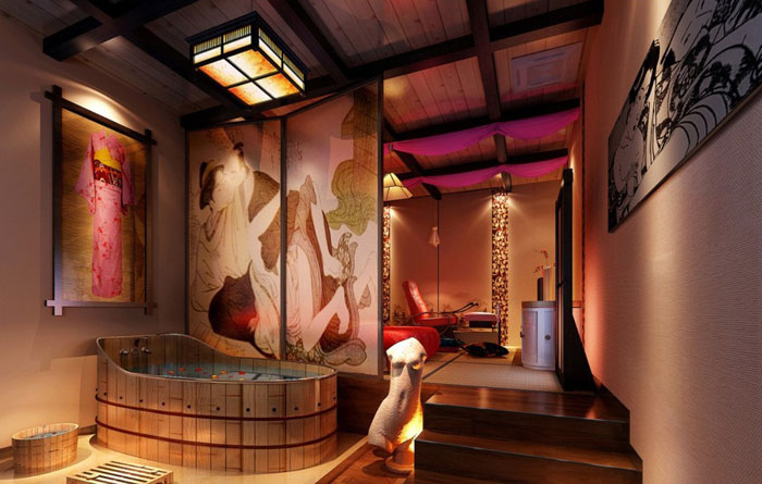 The Elegant Design Of Japanese Styled Bathroom 15