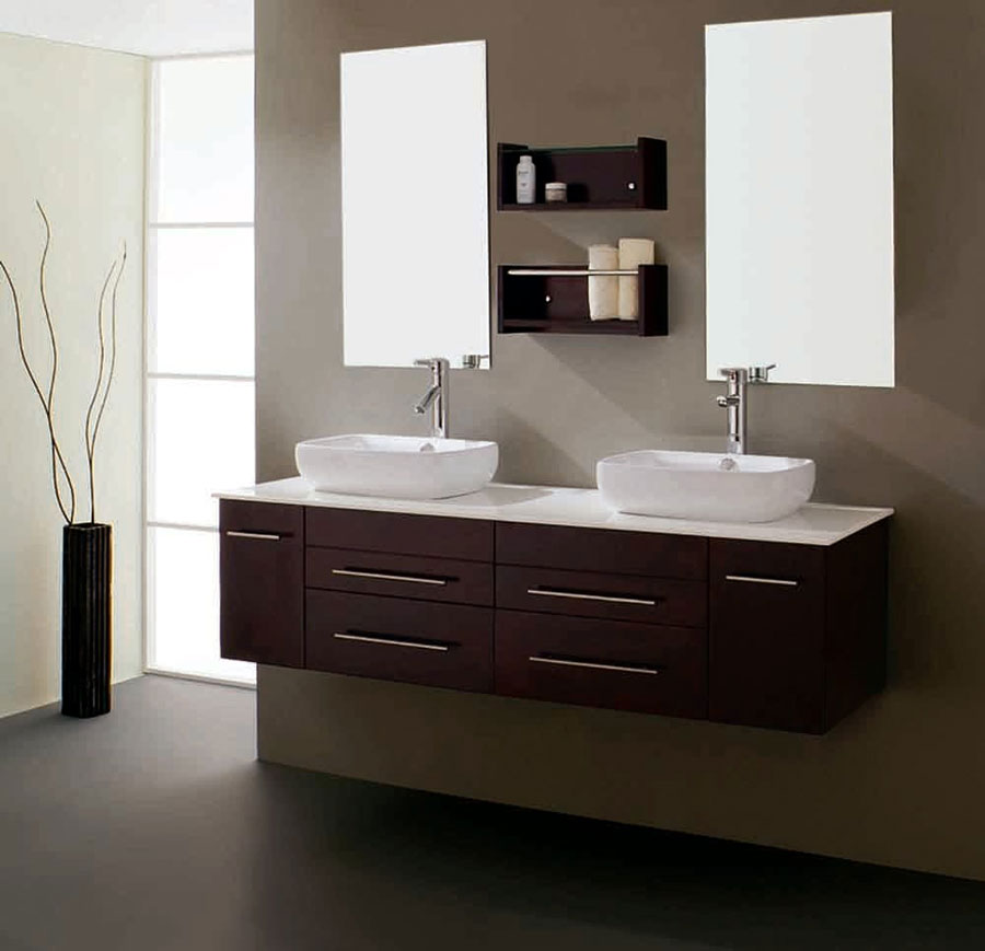 Floating Sink Cabinets Design Examples To Use In Your Bathroom 12