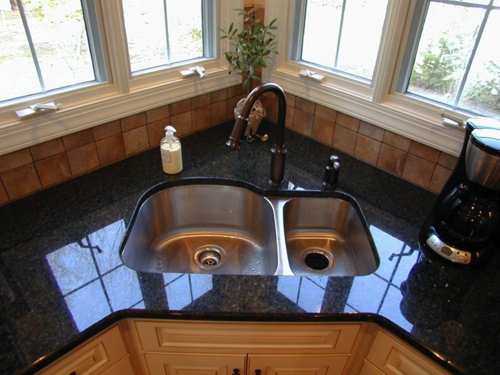 Corner Kitchen Sink Design Ideas (5)