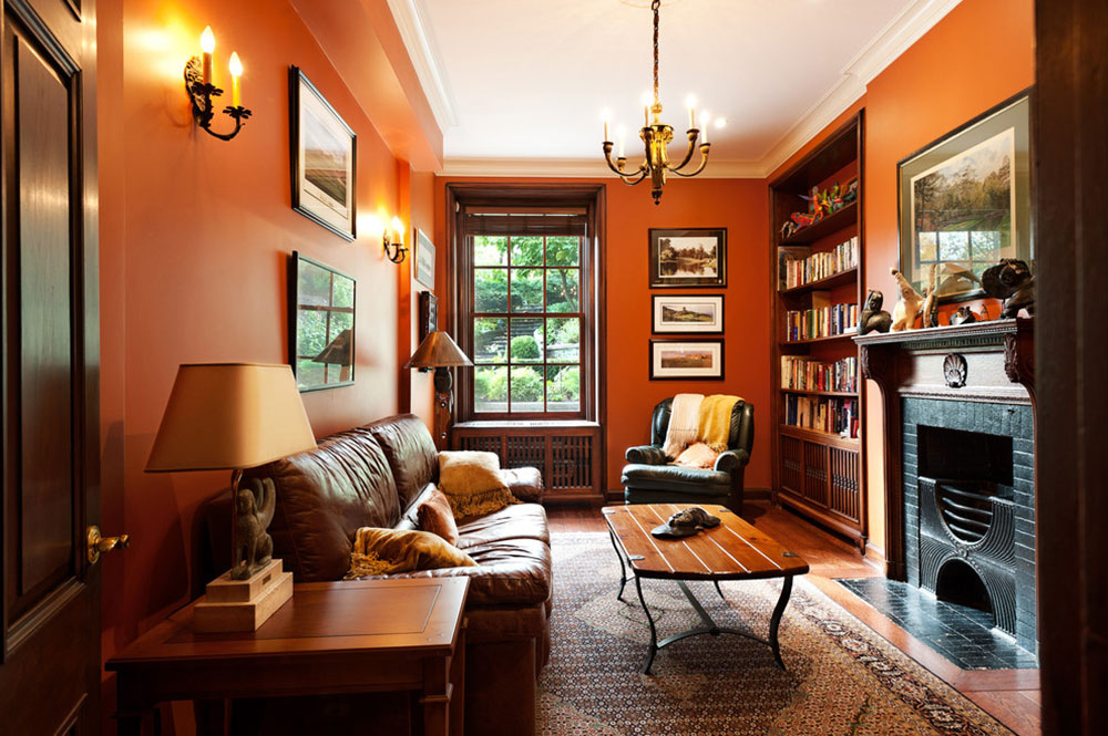 Examples Of What Color Goes With Orange (22 House Interiors)