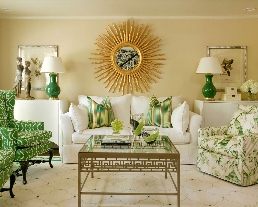 Brilliant Shades Of Green For Your Living Room