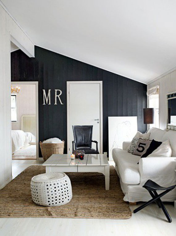blackwall4 Black Walls Ideas For Your Modern Interiors (47 Pictures)