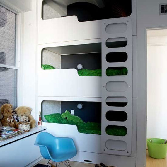 Bunk Bed Ideas For Boys And Girls 58, Handmade Triple Bunk Beds