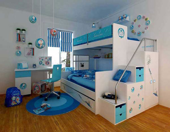 children double story bed