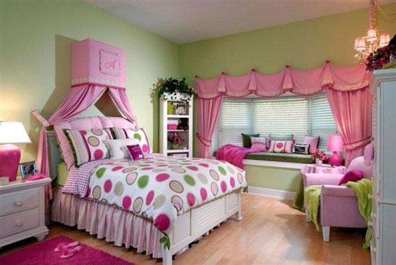 fete28 Colorful Girls Rooms Design & Decorating Ideas (44 Pictures)