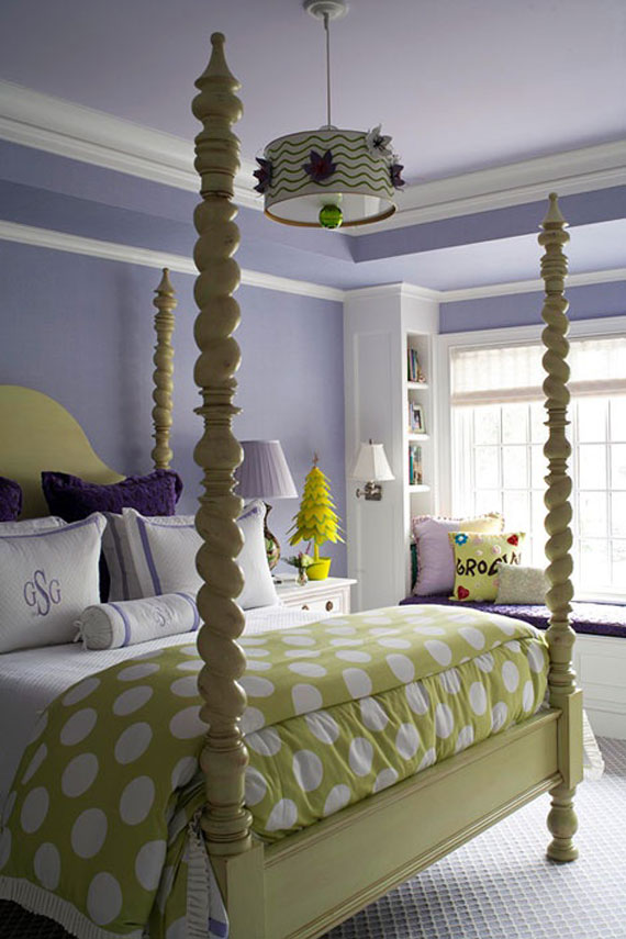 fete8 Colorful Girls Rooms Design & Decorating Ideas (44 Pictures)