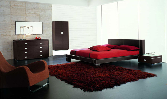 68962238788 Ideas To Decorate Your Bedroom With Red, White And Black