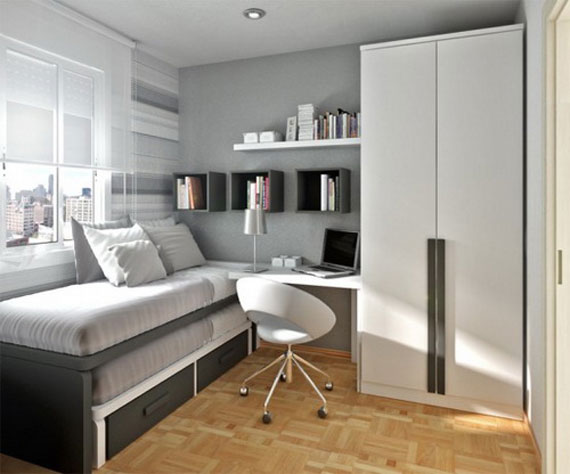 s10 Decorating Small Bedrooms With Style - 34 Examples