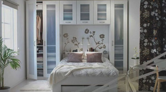 s34 Decorating Small Bedrooms With Style - 34 Examples
