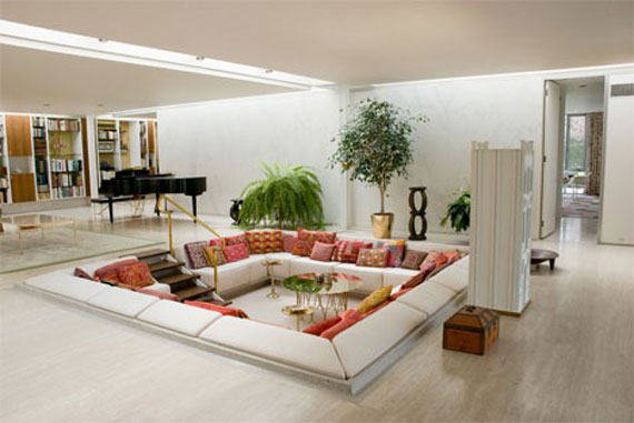 s6 Best Sunken Living Room Designs (41 Conversation Pits)
