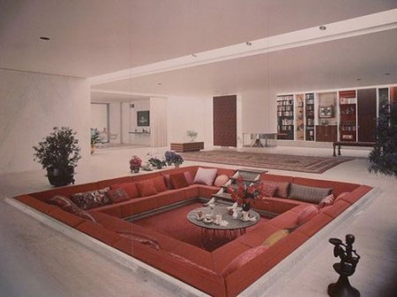 s7 Best Sunken Living Room Designs (41 Conversation Pits)