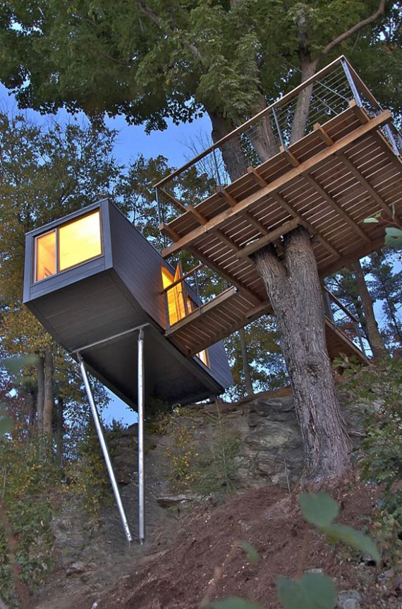 t11 Cool Treehouse Design Ideas To Build (44 Pictures)