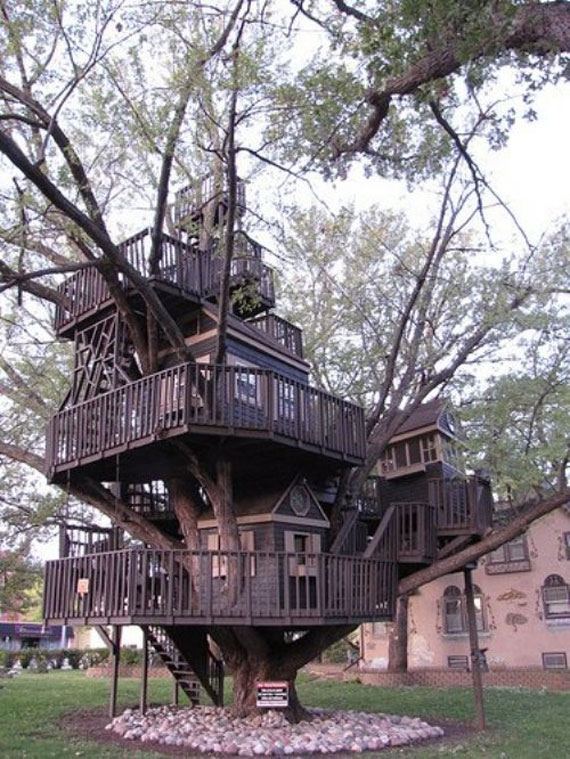 t23 Cool Treehouse Design Ideas To Build (44 Pictures)