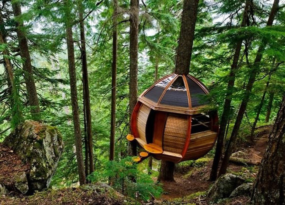 t28 Cool Treehouse Design Ideas To Build (44 Pictures)