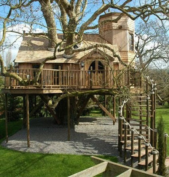 t40 Cool Treehouse Design Ideas To Build (44 Pictures)