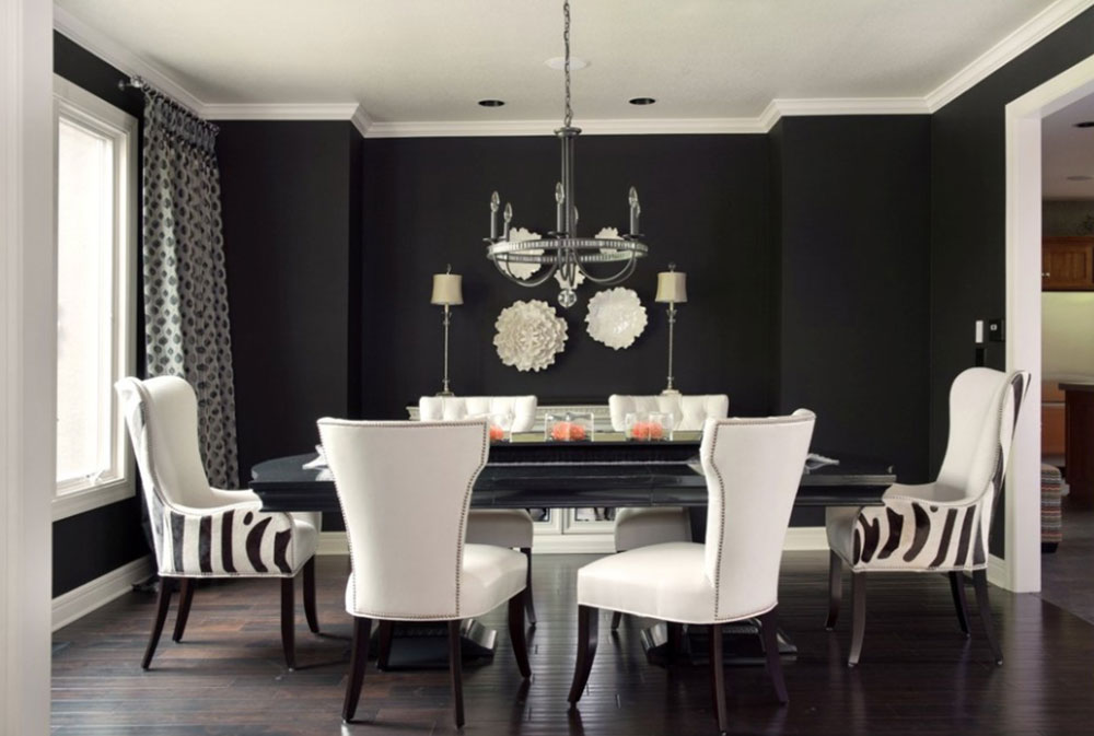 Dine-and-Dazzle-by-Kathleen-Ramsey-Allied-ASID-2 Black Walls Ideas For Your Modern Interiors (47 Pictures)