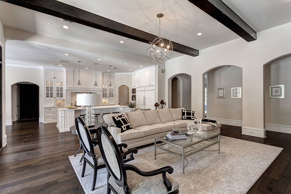 Southlake-Transitional-by-Simmons-Estate-Homes- Modern And Vintage Examples Of Ceiling Lights To Inspire You