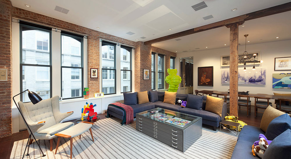 Soho-Loft-by-BuiltIN-studio Cool Living Room Table Ideas (34 Designs)
