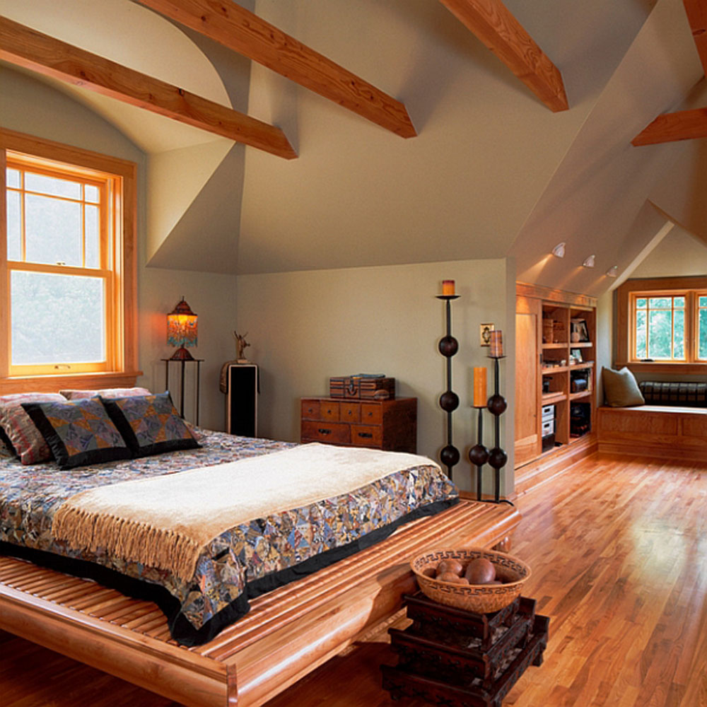 Lovely-Interior-Design-For-Attic-Bedrooms-8 Breathtaking Attic Master Bedroom Ideas