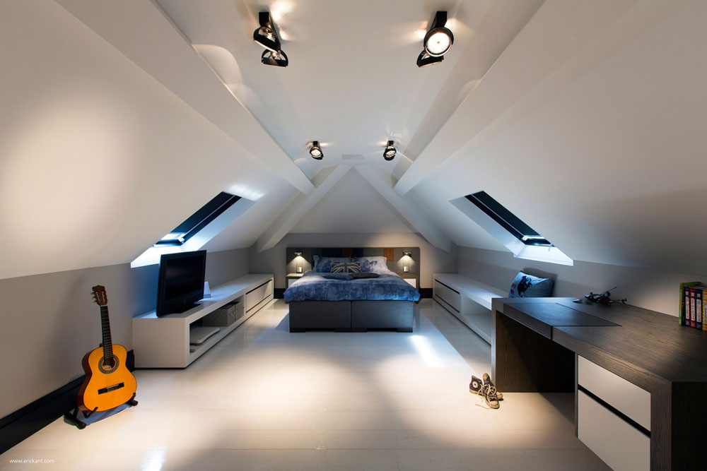 Breathtaking Attic Master Bedroom Ideas, Loft Bedroom Lighting Ideas