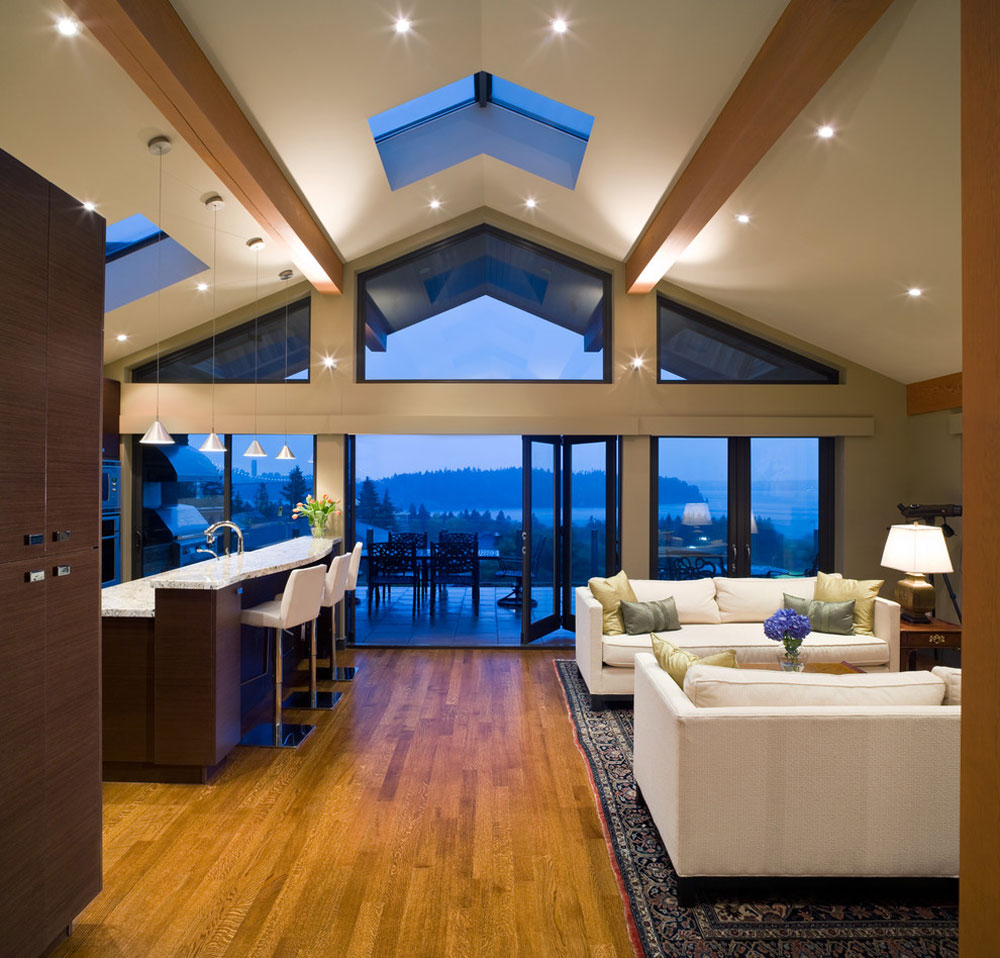 Vaulted Ceiling Living Room Design Ideas