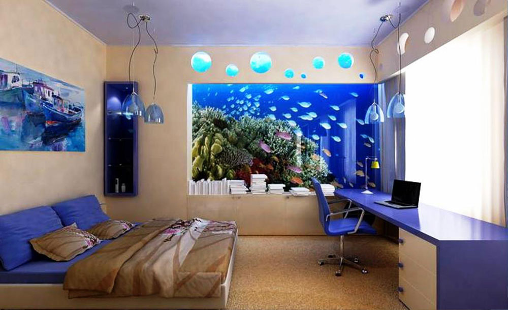 Change-The-Look-Of-Your-Room-With-This-Home-Aquarium-Tanks-8 Change The Look Of Your Room With These Home Aquarium Tanks