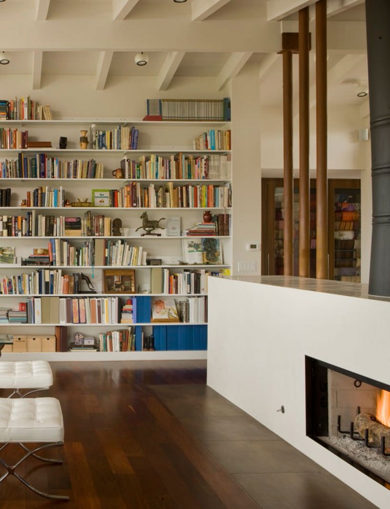 High Ceiling Rooms And Decorating Ideas, Ceiling High Bookcases