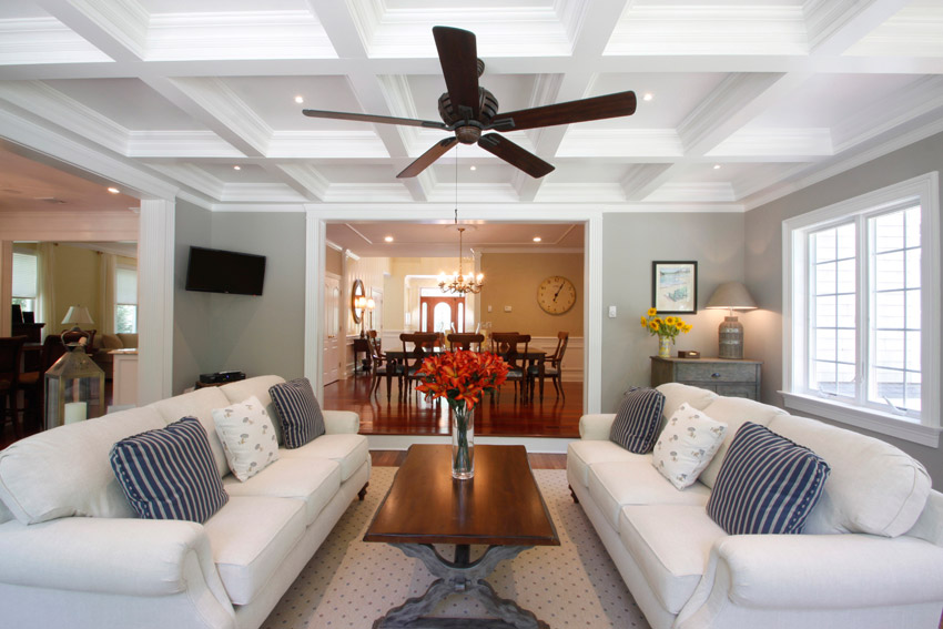 What Color Should I Paint My Ceiling, Tilton Coffered Ceilings