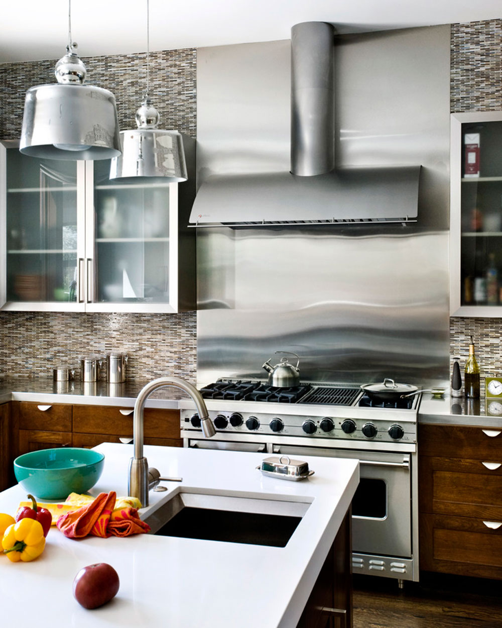 Stainless-Steel-Backsplash-Advantages-Tips-And-Ideas1 Stainless Steel Backsplash - Advantages, Tips And Ideas