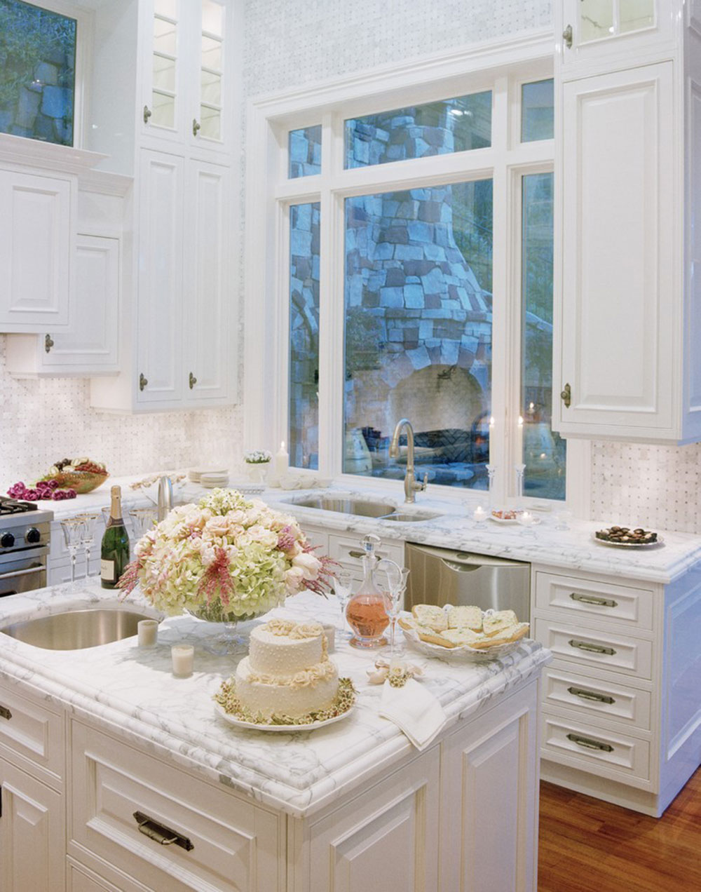 Bright-Your-Kitchen-With-Sparkling-White-Quartz-Countertop6 Sparkling White Quartz Countertop For Your Kitchen Design