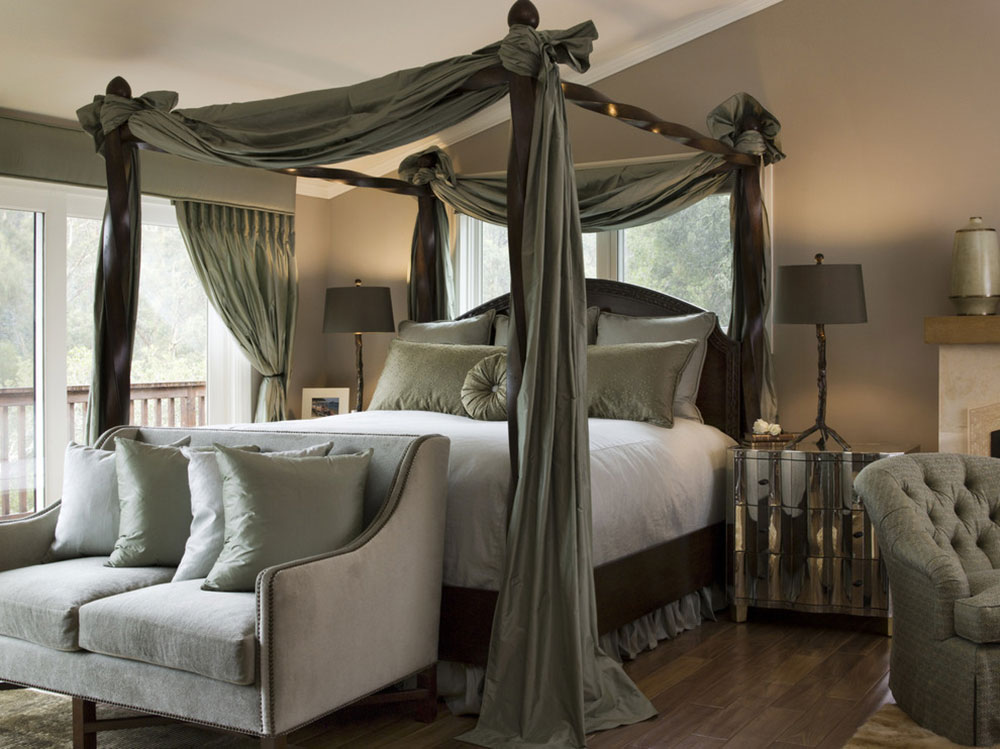 Curtains Around Bed Between Function, Canopy Bed With Curtains Closed