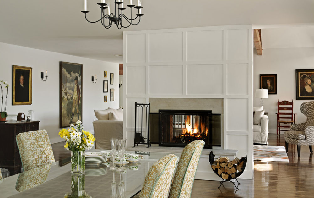 Efficiency-And-Attractiveness-With-Double-Sided-Fireplace11 Double Sided Fireplace Designs For Your Living Room