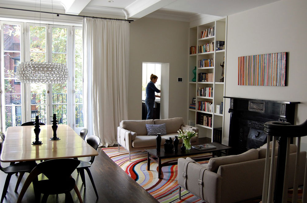Modern-Living-Room-Rugs-For-Whole-House13 Modern Living Room Rug Ideas