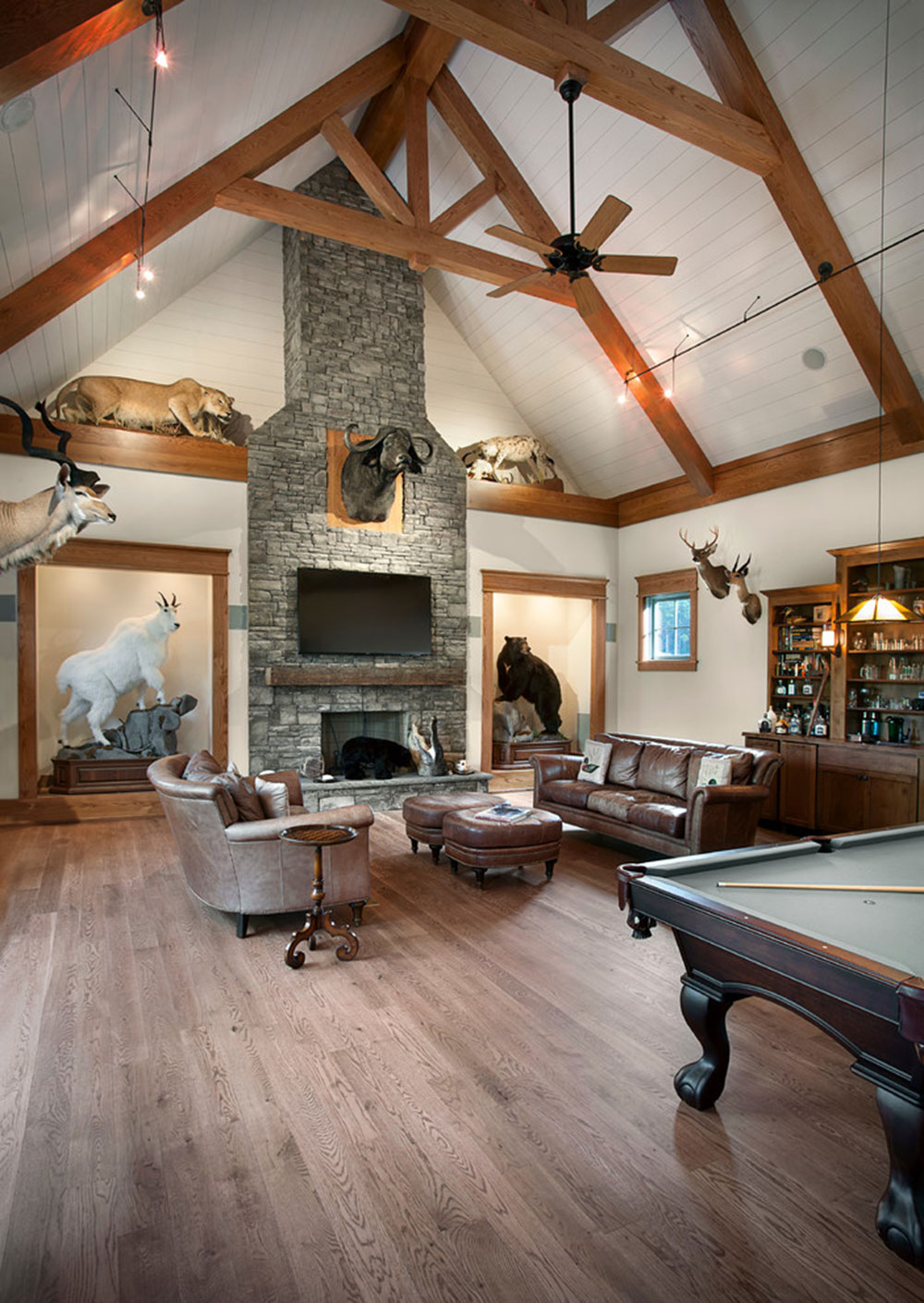 Man-Caves-Are-A-Great-Place-To-Take-It-Easy-After-A-Long-Day32 Man Cave Design Ideas and Furniture