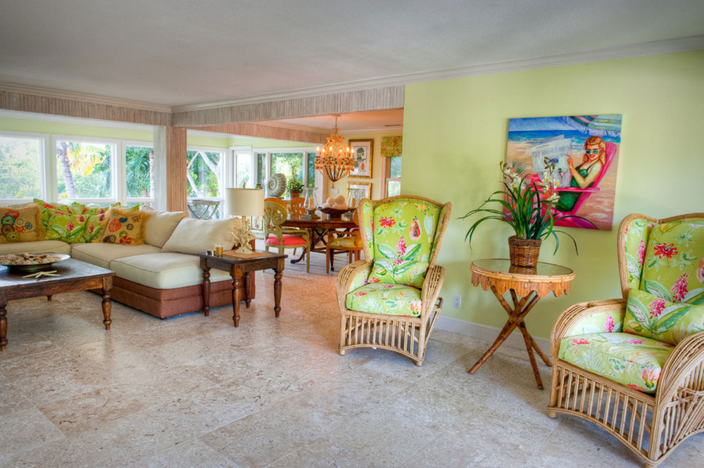 Captiva-Bayside-Residence-Alair-Homes-Sanibel Bright And Lively Tropical Colors Schemes
