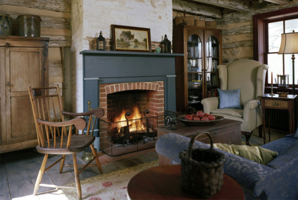 Vandalia-by-Neumann-Lewis-Buchanan-Architects Rustic Fireplaces: Designs, Tips, and Ideas