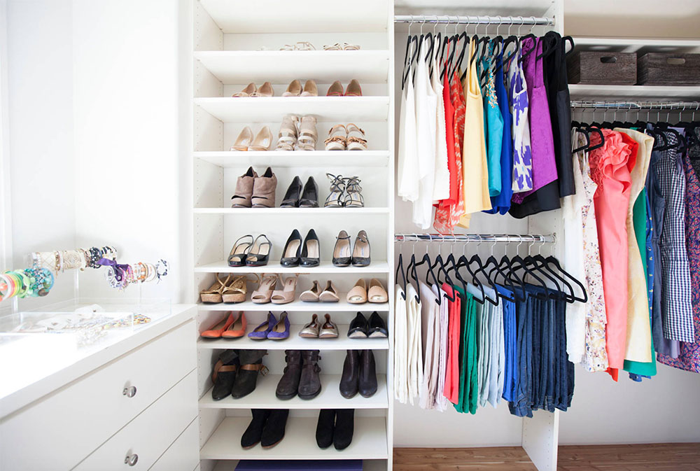 Closet-Organizing-by-Neat-Method-San-Diego Shoe Rack Ideas: Wall Mounted, Closet, Cabinets, and Homemade