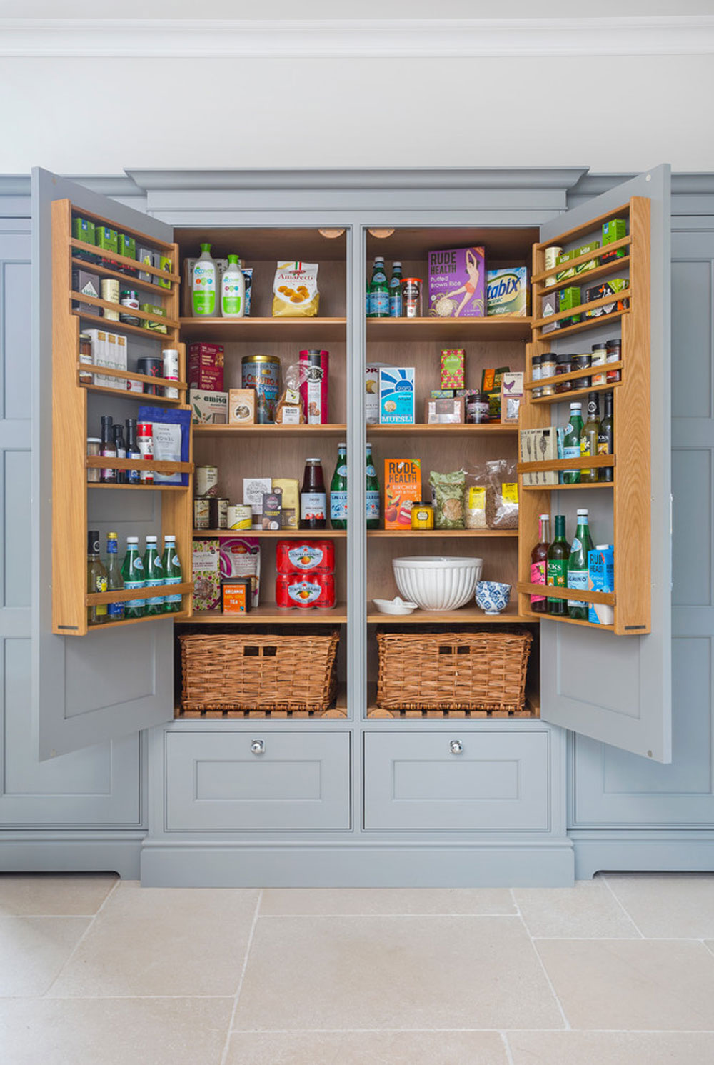 Hampshire-by-Lewis-Alderson-Co. Pantry cabinet ideas: Shelving and storage ideas for your kitchen
