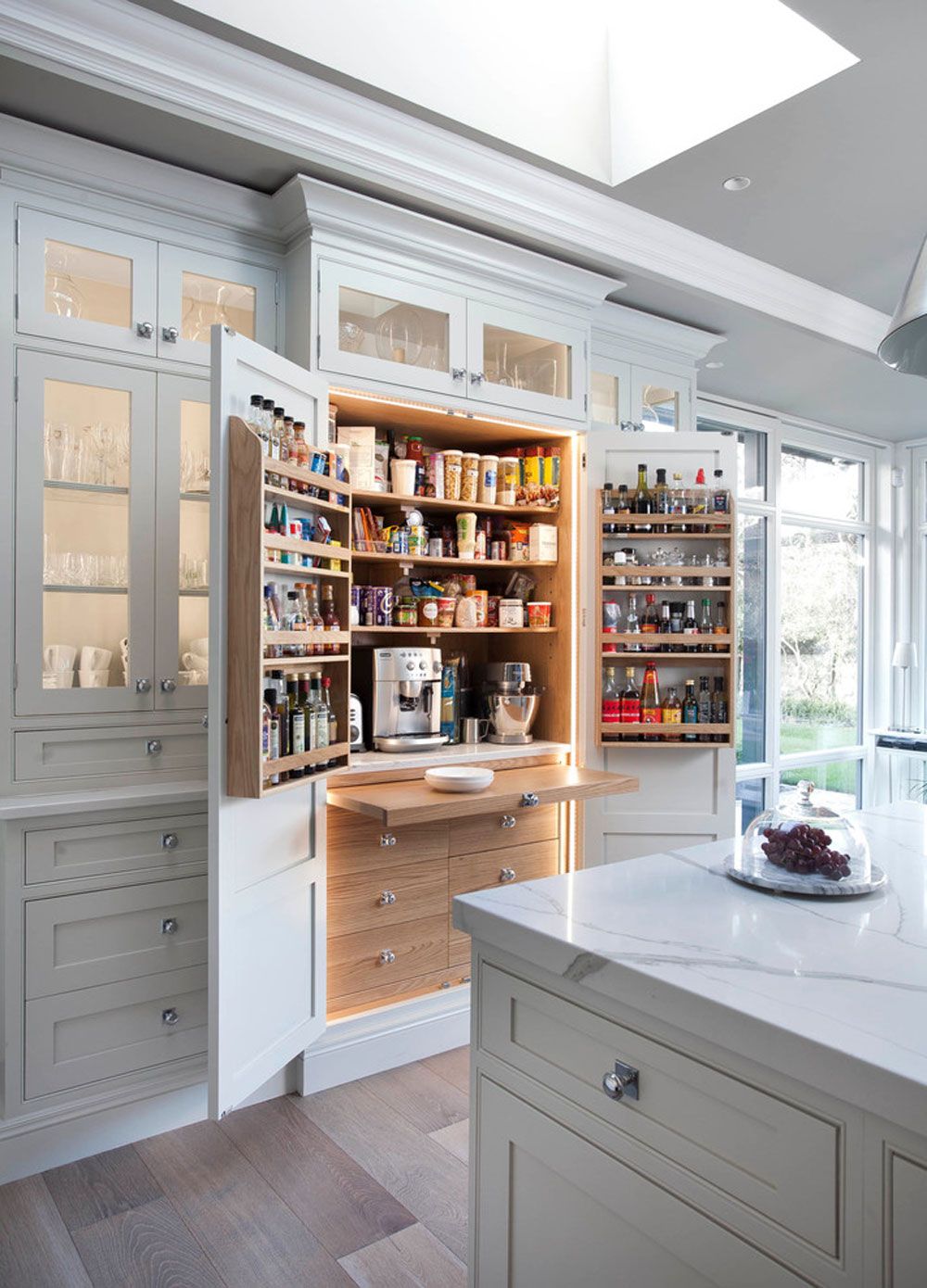 Kitchen-Larder-by-Woodale Pantry cabinet ideas: Shelving and storage ideas for your kitchen