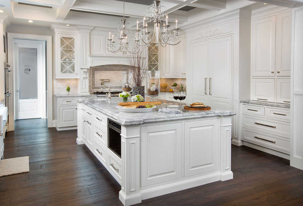 French Country Kitchen Décor Cabinets, French Country White Cabinets