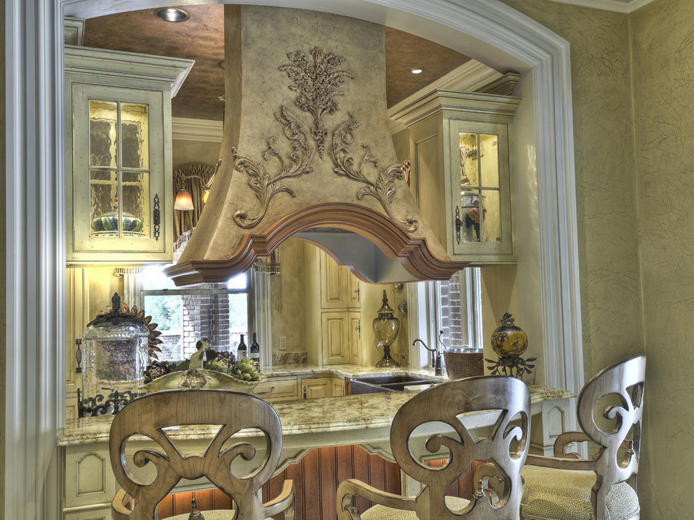 Unique-Twist-on-French-Country-Kitchen-by-Colonial-Craft-Kitchens-Inc-2 French country kitchen: décor, cabinets, ideas, and curtains