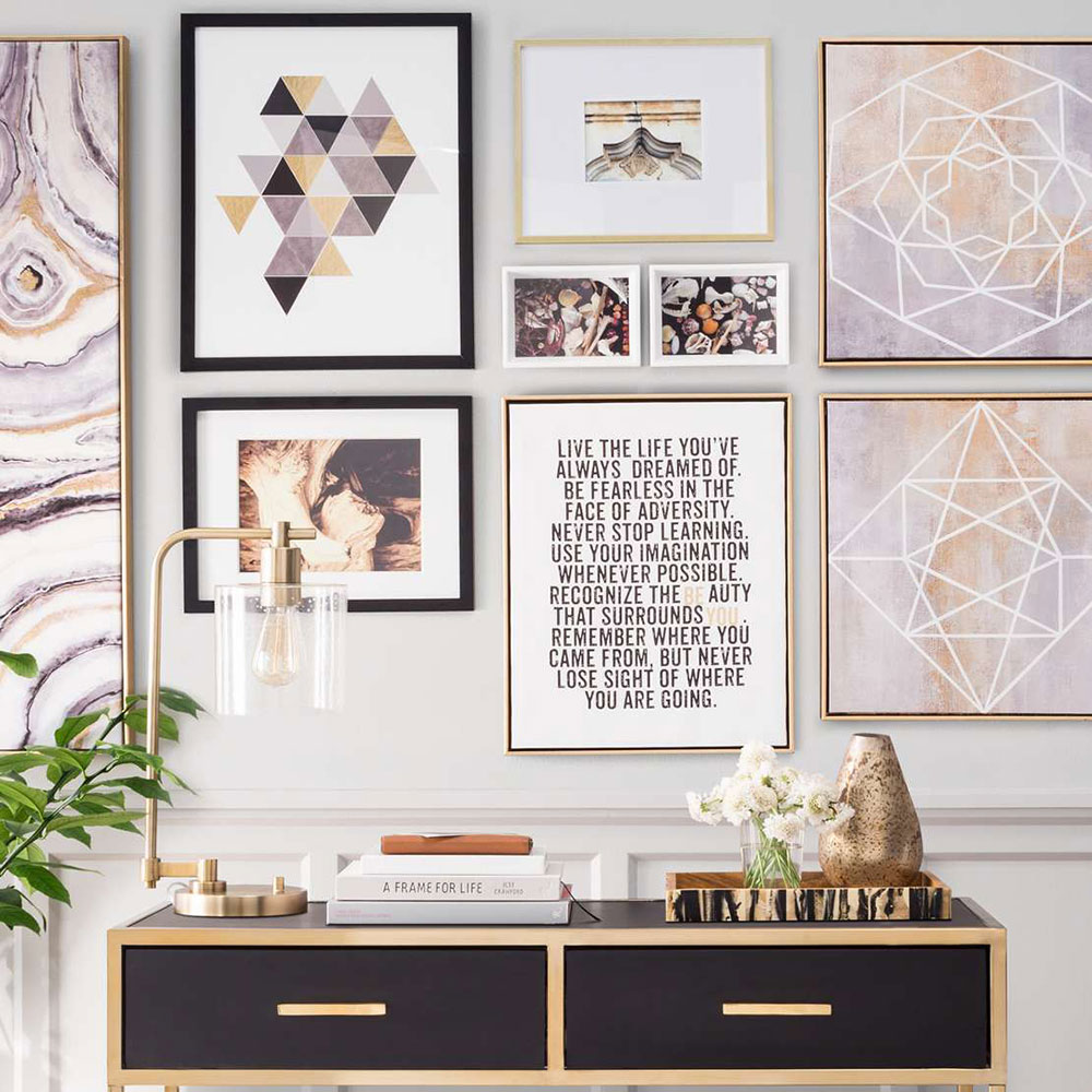 super-design-ideas-picture-gallery-wall-with-target How to Build the Perfect Gallery Wall