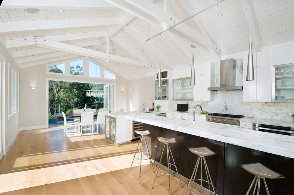 Edgewood-Mill-Valley-by-Hudson-Street-Design Cathedral ceiling ideas: Lighting, insulation, and tips for decorating one