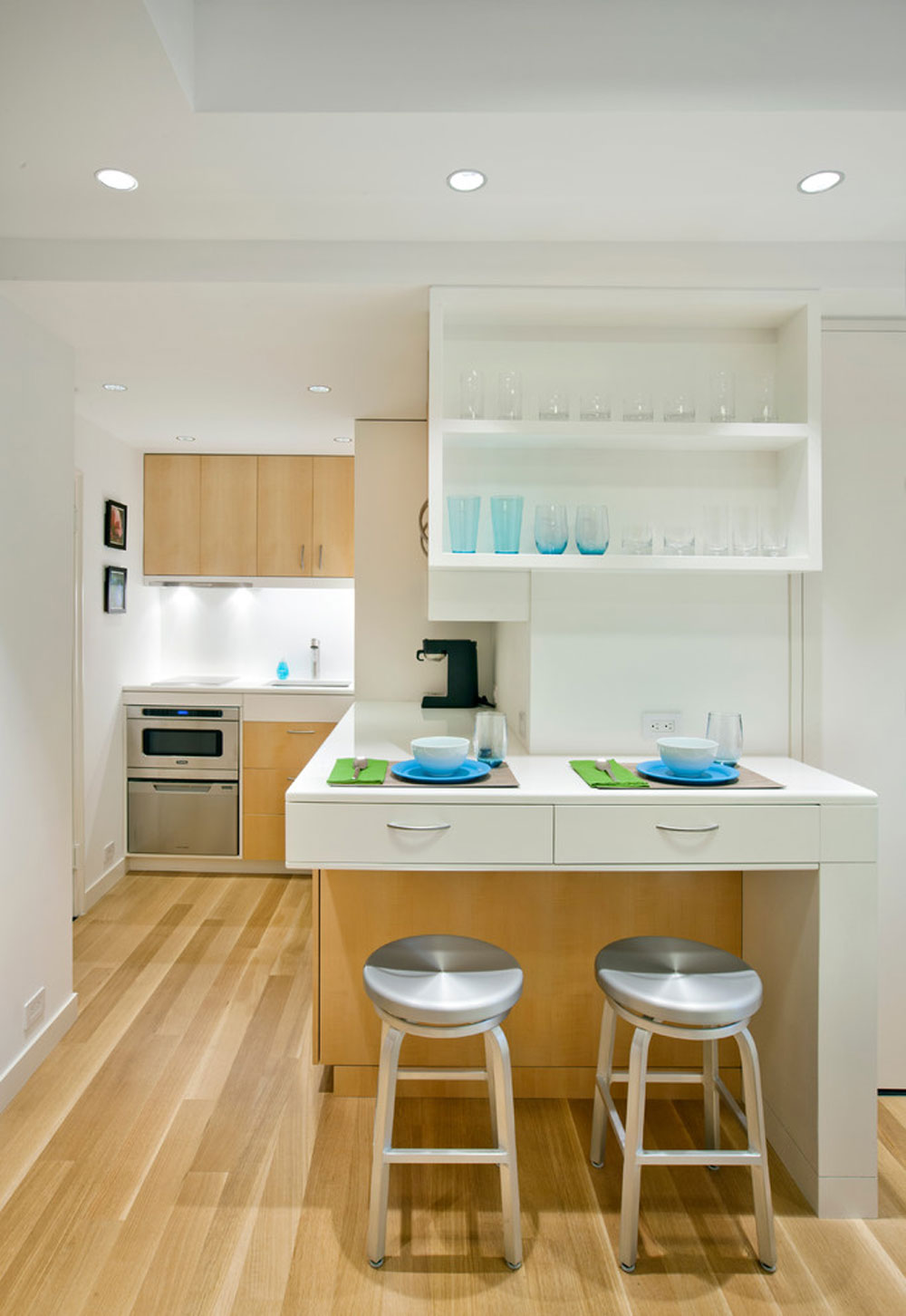 Micro-apartment-by-AllenKillcoyne-Architects-1 How to organize and decorate a small apartment kitchen