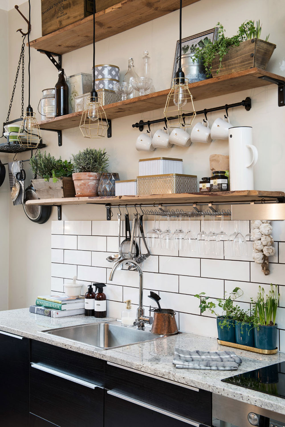 Nordenskiöldsgatan-5-by-studiocuvier.se_ How to organize and decorate a small apartment kitchen