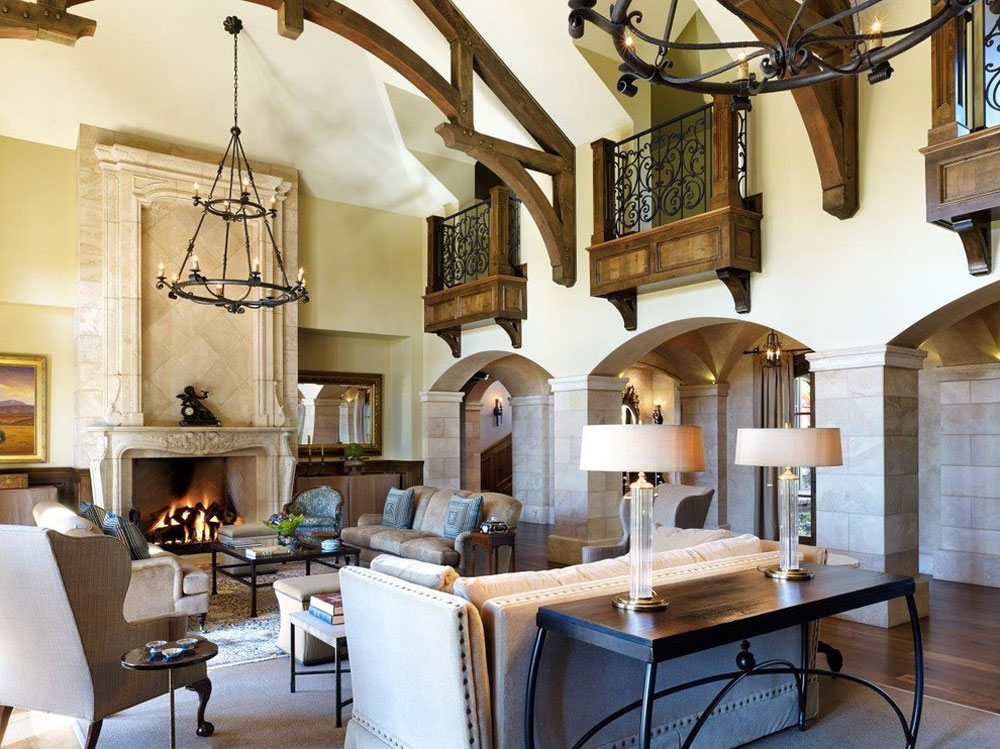 Old-World-Elegance-by-Haley-Custom-Homes Cathedral ceiling ideas: Lighting, insulation, and tips for decorating one