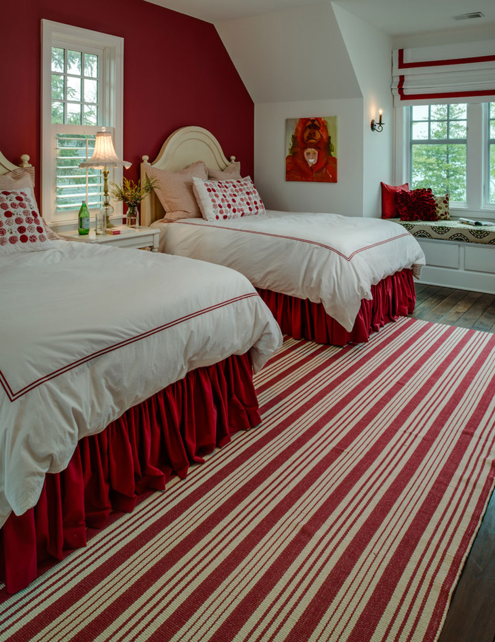 Red-Room-by-Presley-Architecture Beautiful houses interior design tips for small or big homes