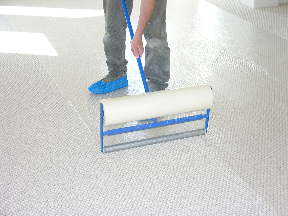 carpet-protection-dispenser How To Protect Floors During Remodeling Jobs
