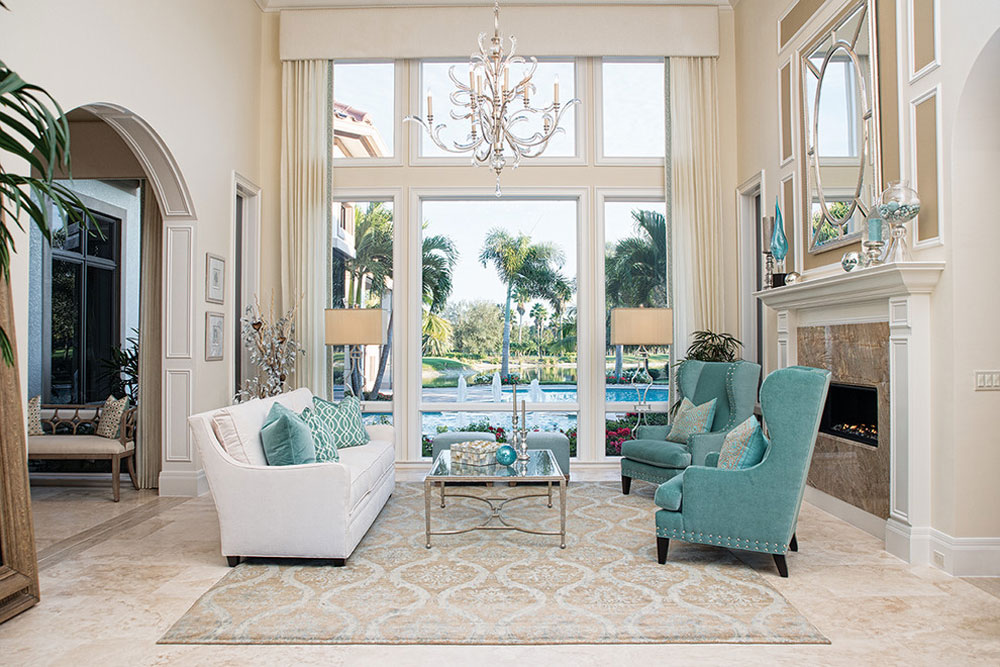 Quail-West-Home-by-Robb-Stucky The aqua color: How to decorate your house interior with it